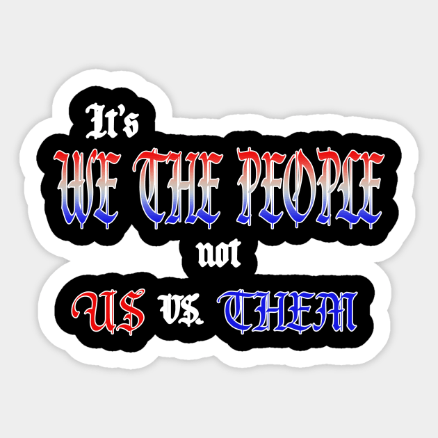 We The People [Republican] Sticker by Edward L. Anderson 